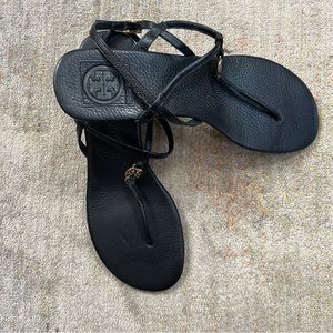 Tory Burch T strap wedge sandal NWOT